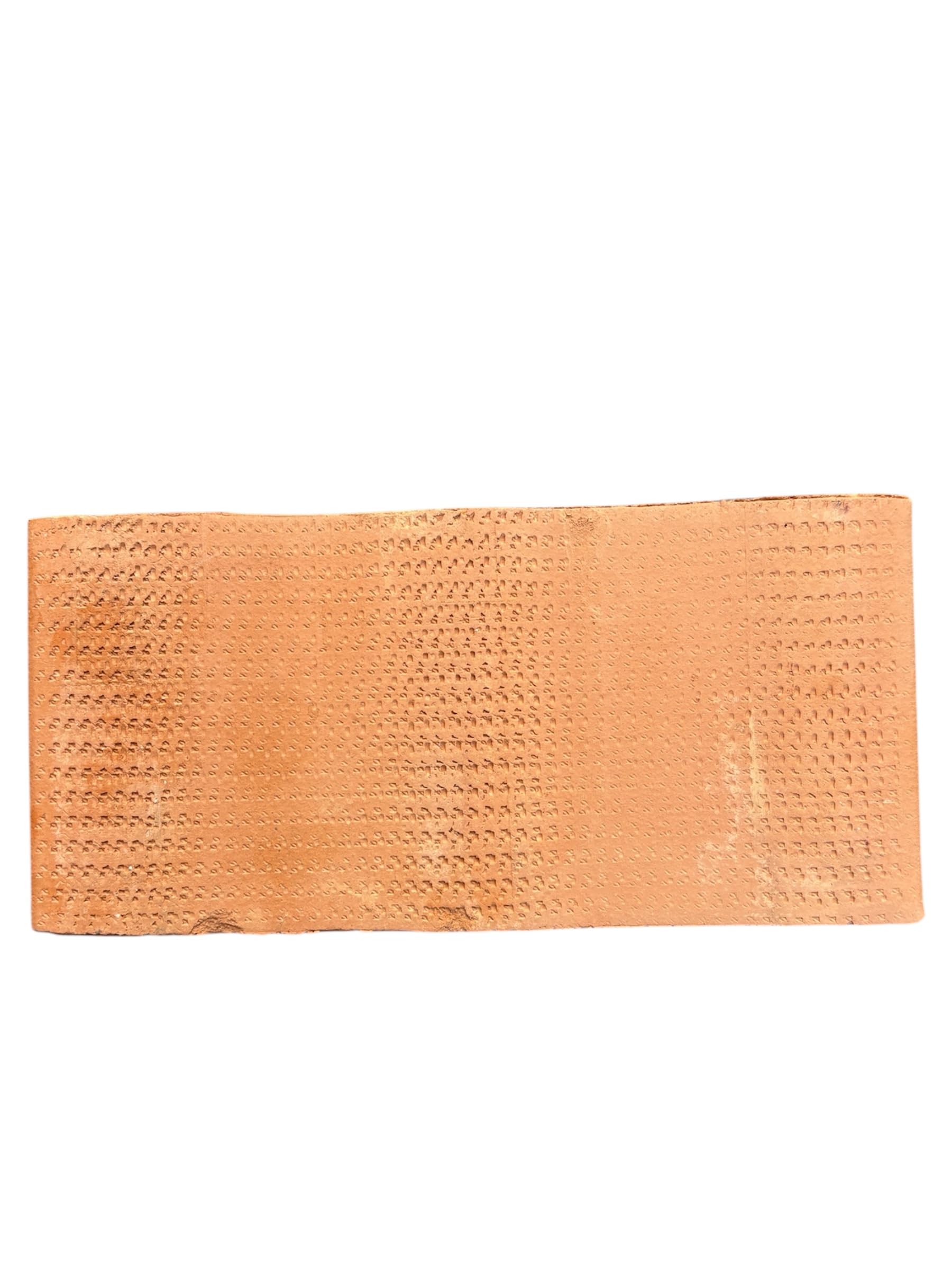 Generico Mattone in Cotto Mutina, 10,2 x 21,5 cm, Spessore 1,4 cm, Texture Decorativa, per Muratura e Pavimentazione Prezzo riferito a 0,50 mq 23 pz