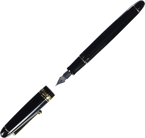 Miniatura 3 de Pilot Pluma estilográfica Custom 742, cuerpo negro, SU-Nib (FKK-2000R-B-SU)