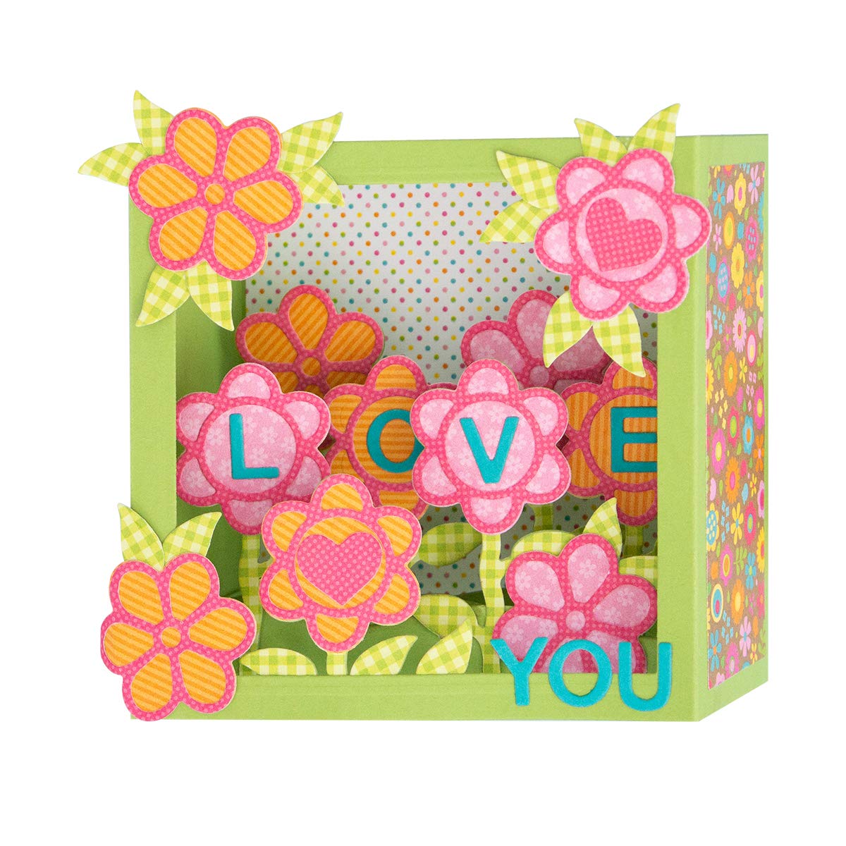 Spellbinders Metal Shapeabilities Dies Flower Box