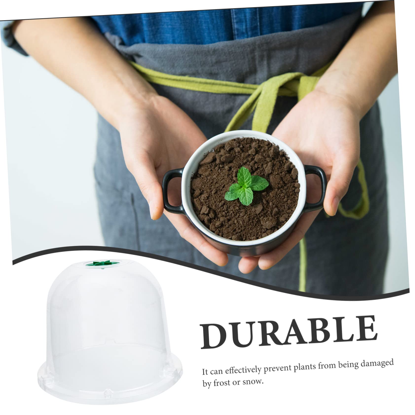 Toddmomy 5piezas Cubiertas Protectoras para Plantas Cúpulas De Jardín Kits De Accesorios De Jardín