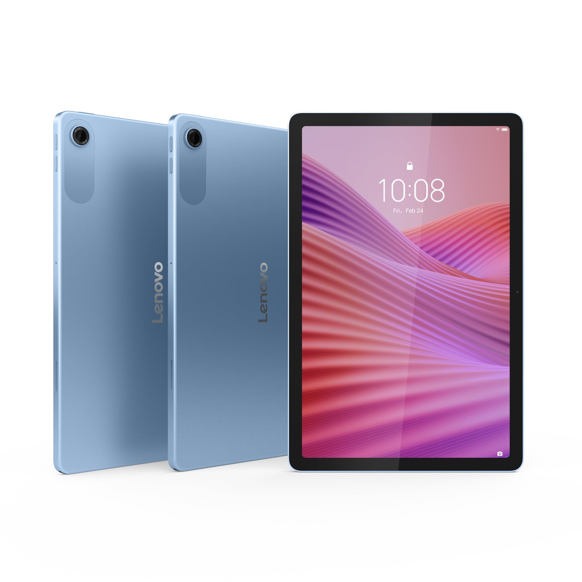 Lenovo Tab Tablet | 10.1" Full HD Display | MediaTek G85 | 4GB RAM | 64GB eMMC 5.1 Speicher | Android | Polar Blue | inkl. Schutzhülle mit integriertem Ständer