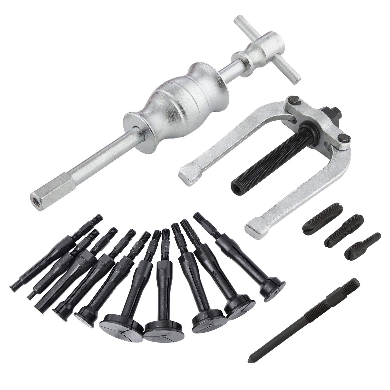 16pc Blind Hole Collet Bearing Race and Seal Puller Extractor Kit