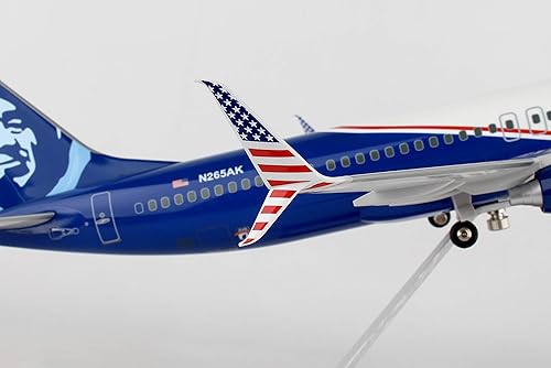 Miniatura 4 de Alaska 737-900 1/100 Veterans w/Wood & Gear SKR8267