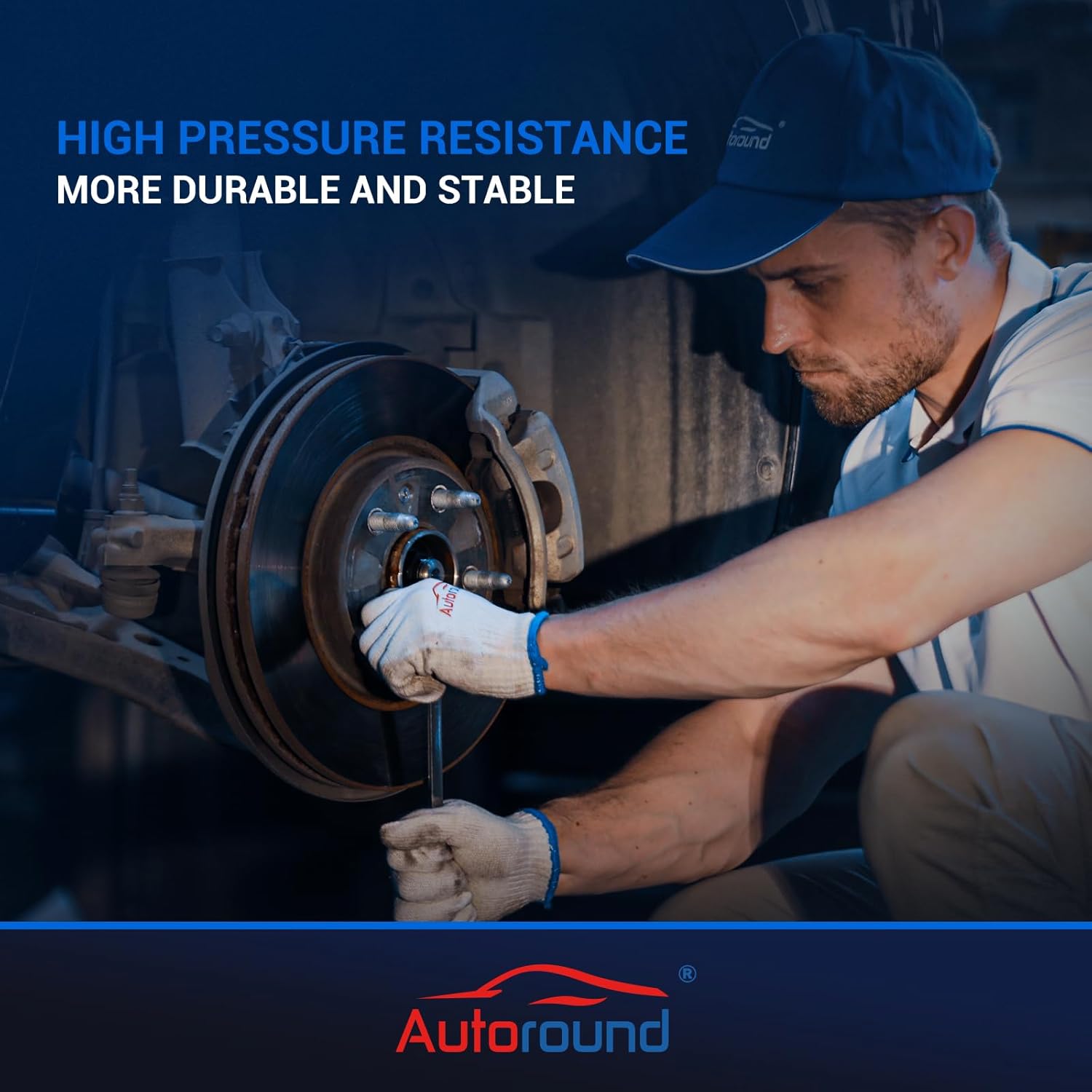 Autoround 18B5023 18B5022 Front Brake Caliper Fit for Ford F250 (F350) Super Duty 2005 2006 2007 2008 2009 2010 2011 2012, Both Driver Passenger Side