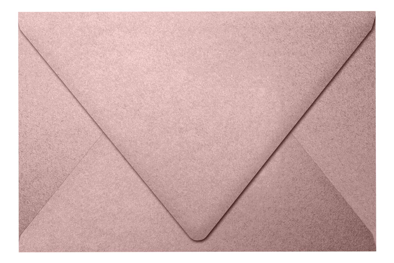 LUXPaper 6 x 9 Contour Flap Booklet Envelopes | Misty Rose Metallic - Sirio Pearl | 84lb. Text | 50 Qty