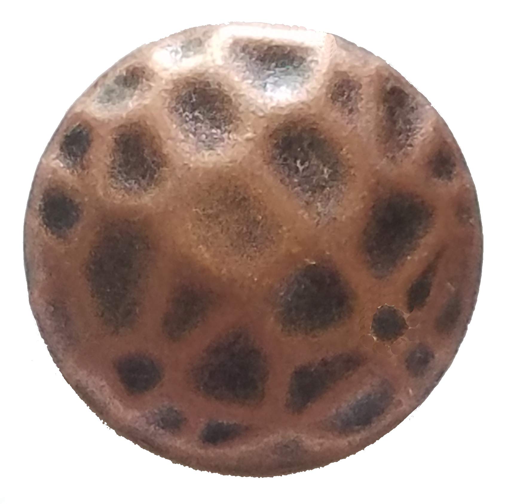 25 Medium Clavos Rustic Hammered Nailheads in Antique Copper About 1 inch