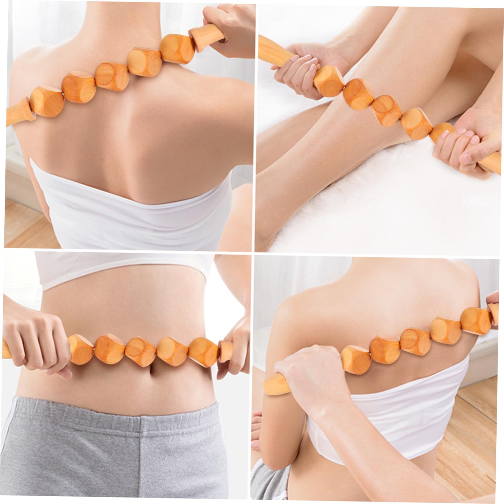 FOMIYES 2stücke Massageroller Für Zuhause Multifunktionale Körpermassage Stab Für Beine Nacken Rücken Und Gesicht Durchblutung Und Entspannung
