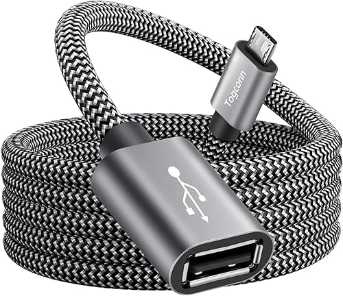Miniatura 8 de Adaptador USB-C a USB 3.1 (Paquete de 2), Cable OTG tipo C trenzado de nylon USB C macho a USB A 3.0 hembra para iPhone 15, iPhone 15 ProMax