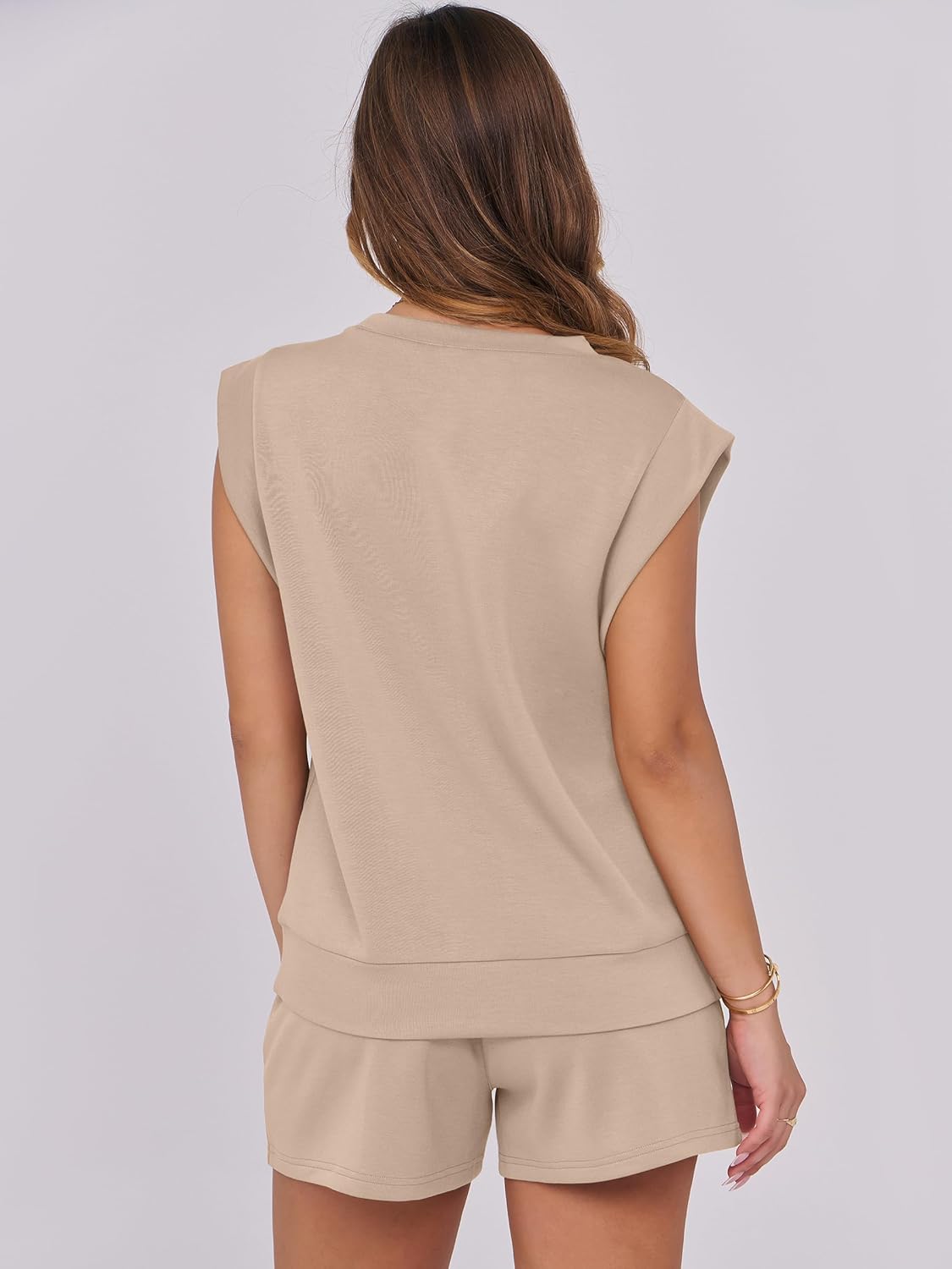 ANRABESS Two Piece Sets for Women 2026 Summer Short Lounge Set Casual Beach Vacation Outfits Spring Sweatsuits Tracksuit - Image 5