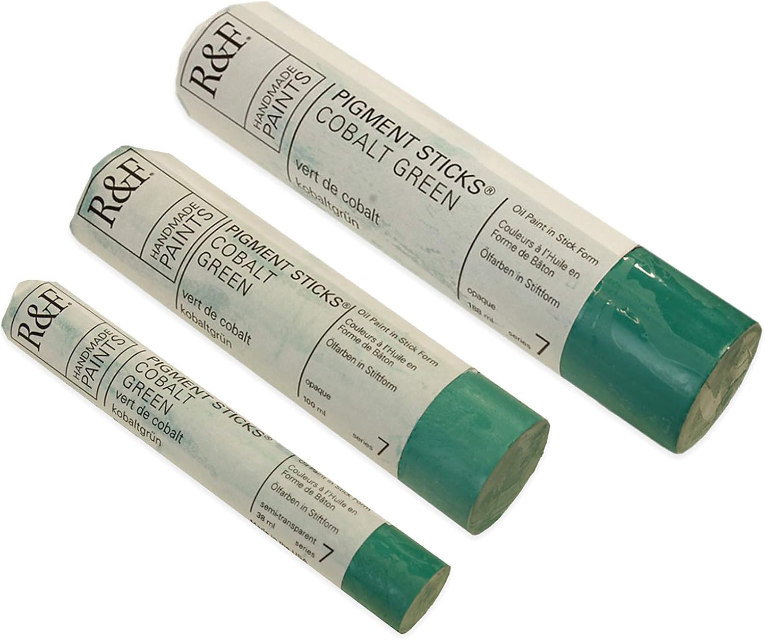 R&F Oil Pigment Stick, 38ml, Cobalt Green