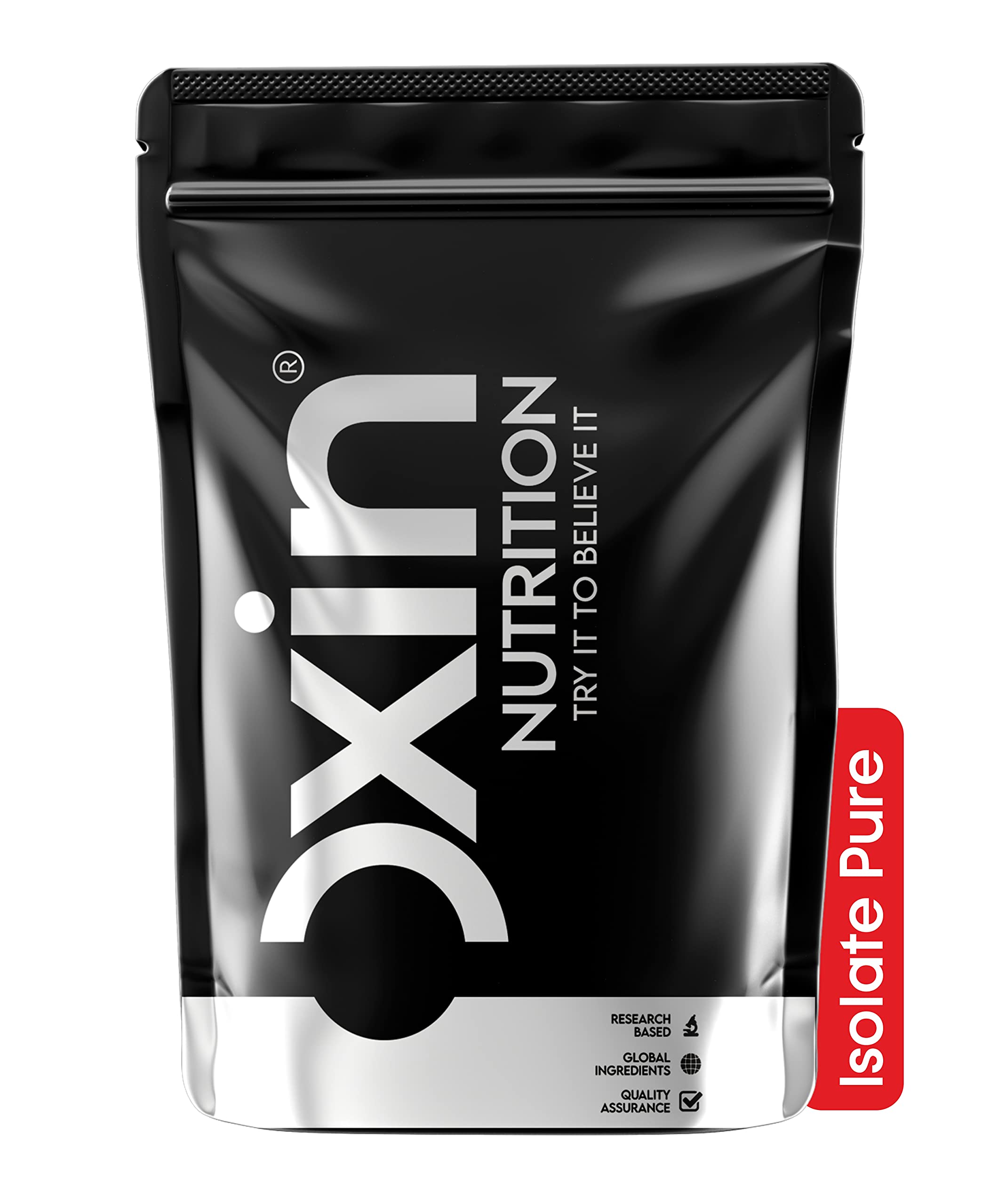 Oxin Nutrition Pure Isolate Whey Protein Powder Supplement Low Carb & Low Fat Zero Sugar Whey Protein from UK – Strawberry - 1kg