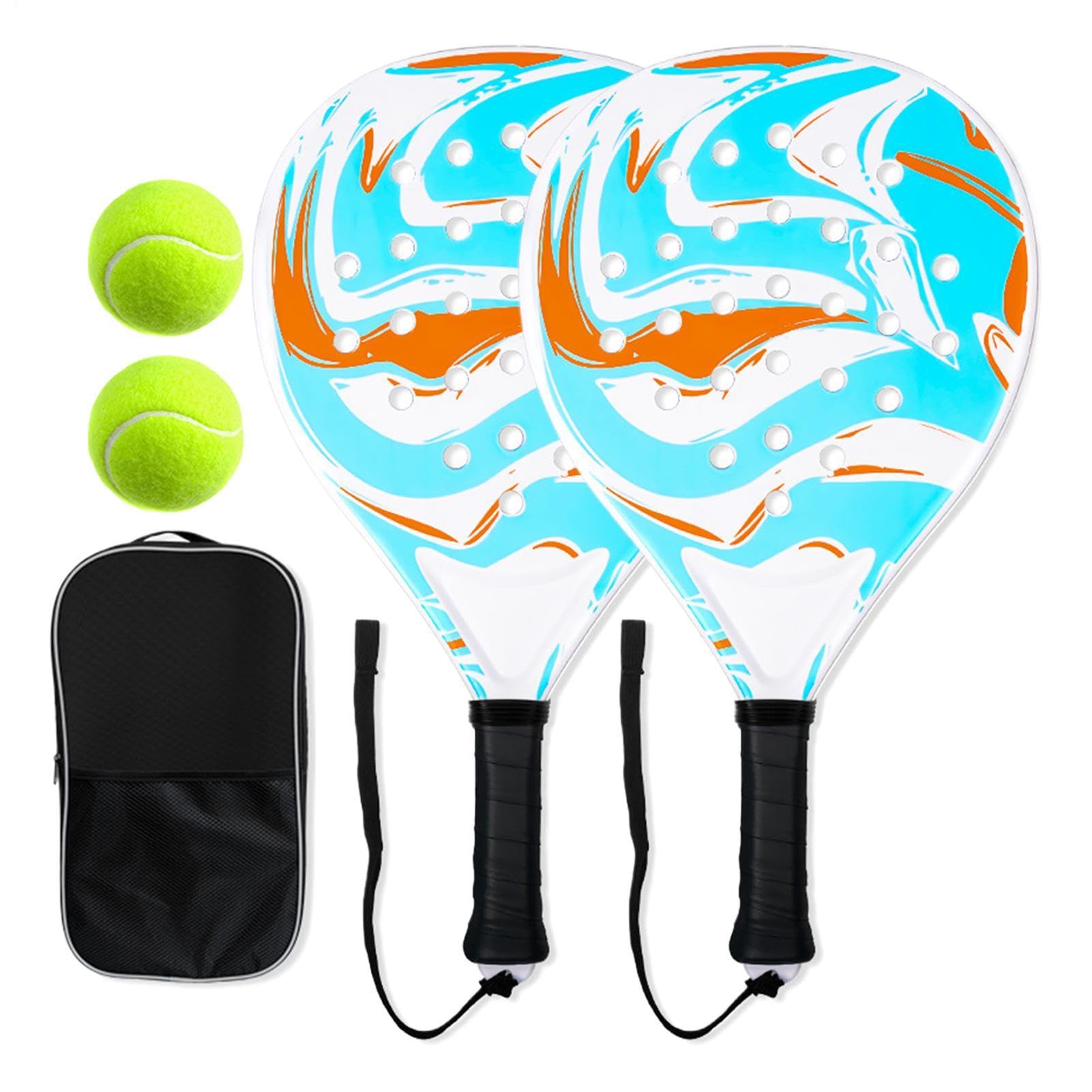 Carbon Pro Paddle Rakieta Pickleball dla dorosłych, antypoślizgowy, ergonomiczny uchwyt o lekkiej konstrukcji, przenośna deska do wiosłowania z włókna węglowego, zestaw dla rodziny, do gier sportowych