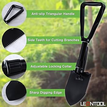Amazon | LEONTOOL 折り畳みスコップ 多機能シャベル キャンプ Amazon | LEONTOOL 折り畳みスコップ 多機能シャベル キャンプ