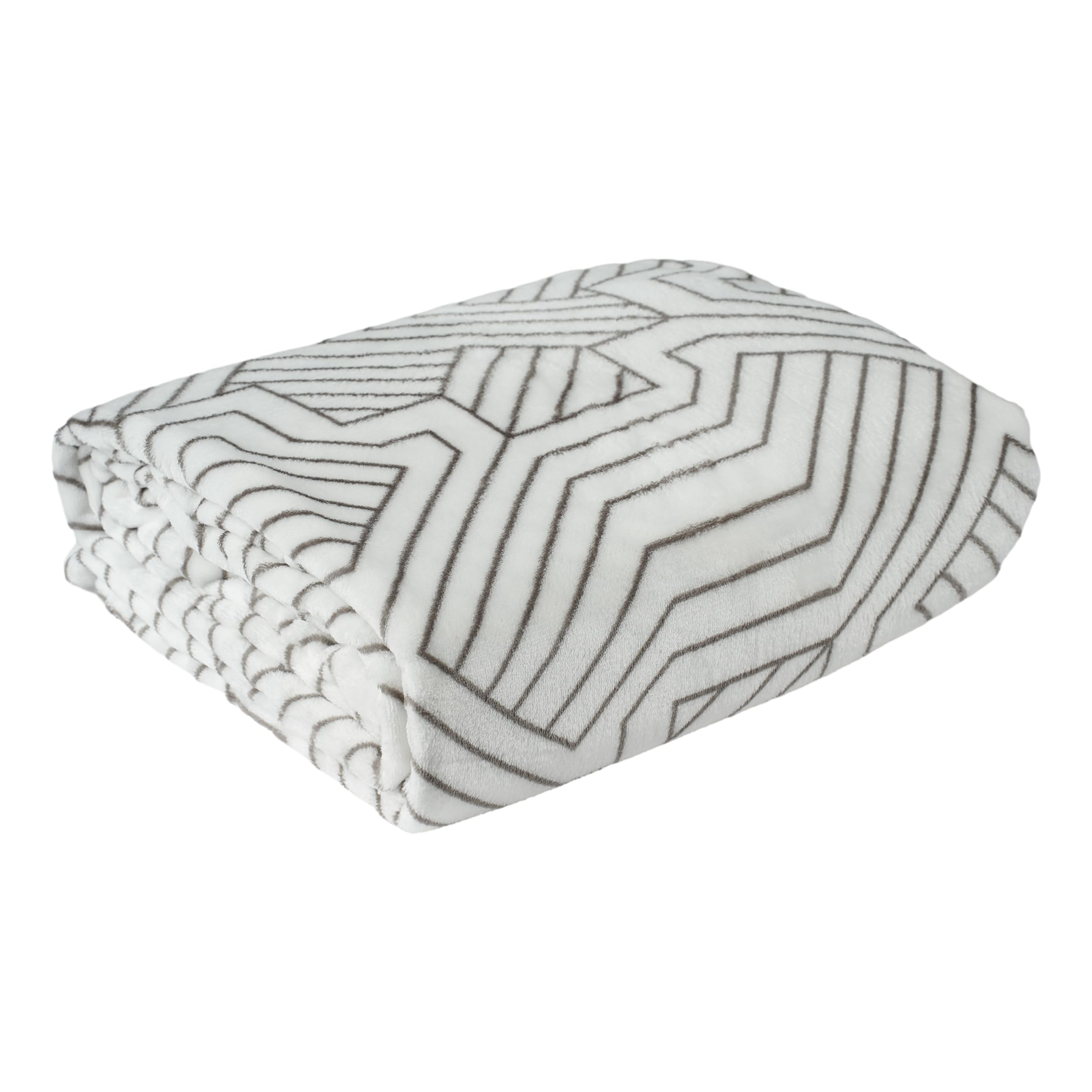 Etrexonline Manta de Franela Premium 100% Microfibra: Tacto Ultra Suave, Cálida y Mullida para Sofa, Cama y Sobrecama - Flannel Blanket de Calidad - 220x240cm Rayas