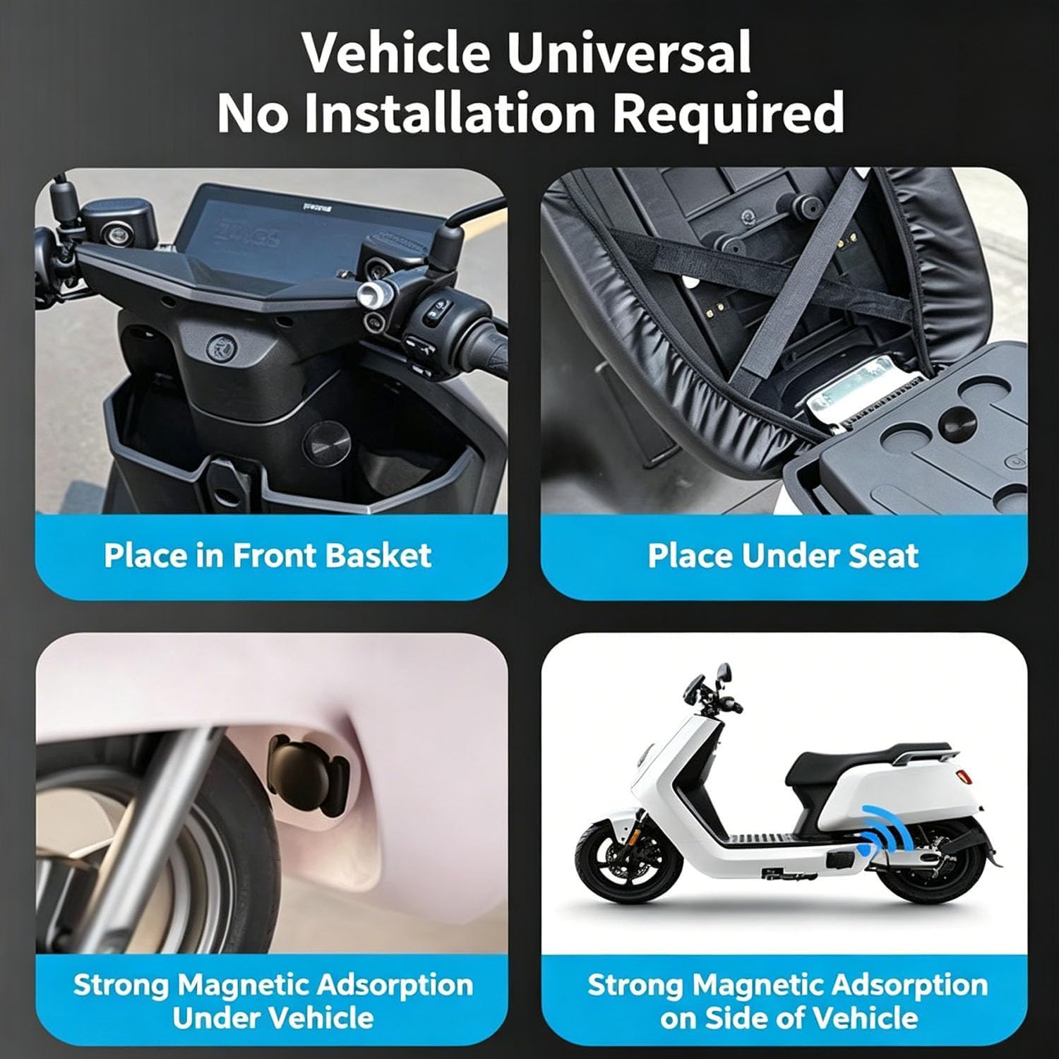 Traceo - Traceur GPS Intelligent, Traceo Traceur avec étui De Protection Magnétique, Suivi Portable pour Objets Et Animaux, étanche Et Léger, Idéal Maison, Voyage Et Extérieur (1PC)
