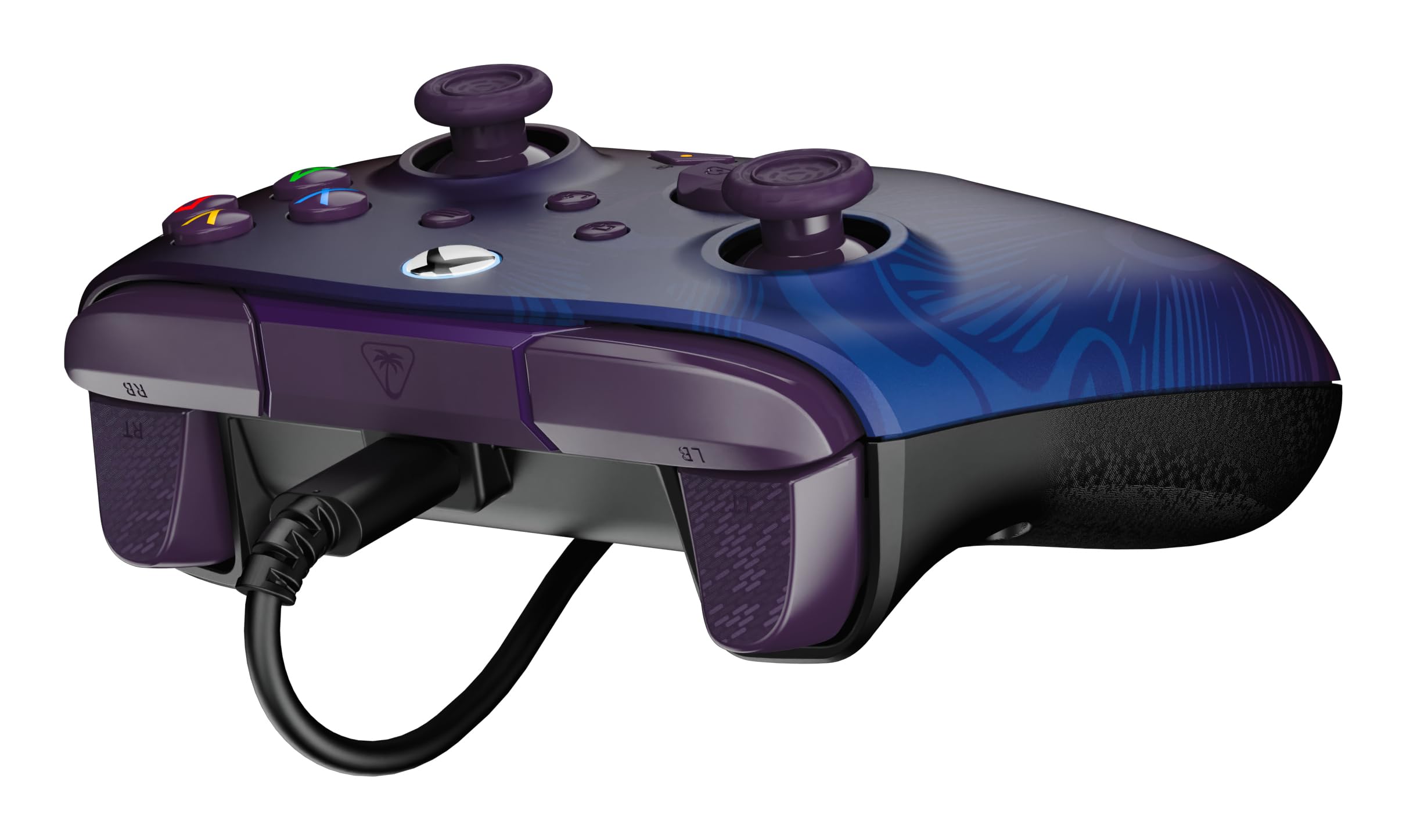 Turtle Beach Rematch Advanced Wired Gaming Controller Licensed for Xbox Series X|S, Xbox One, Windows PC - Colorful, Remappable Buttons, Hair Triggers, Audio Controls, Impulse Triggers - Purple Fade