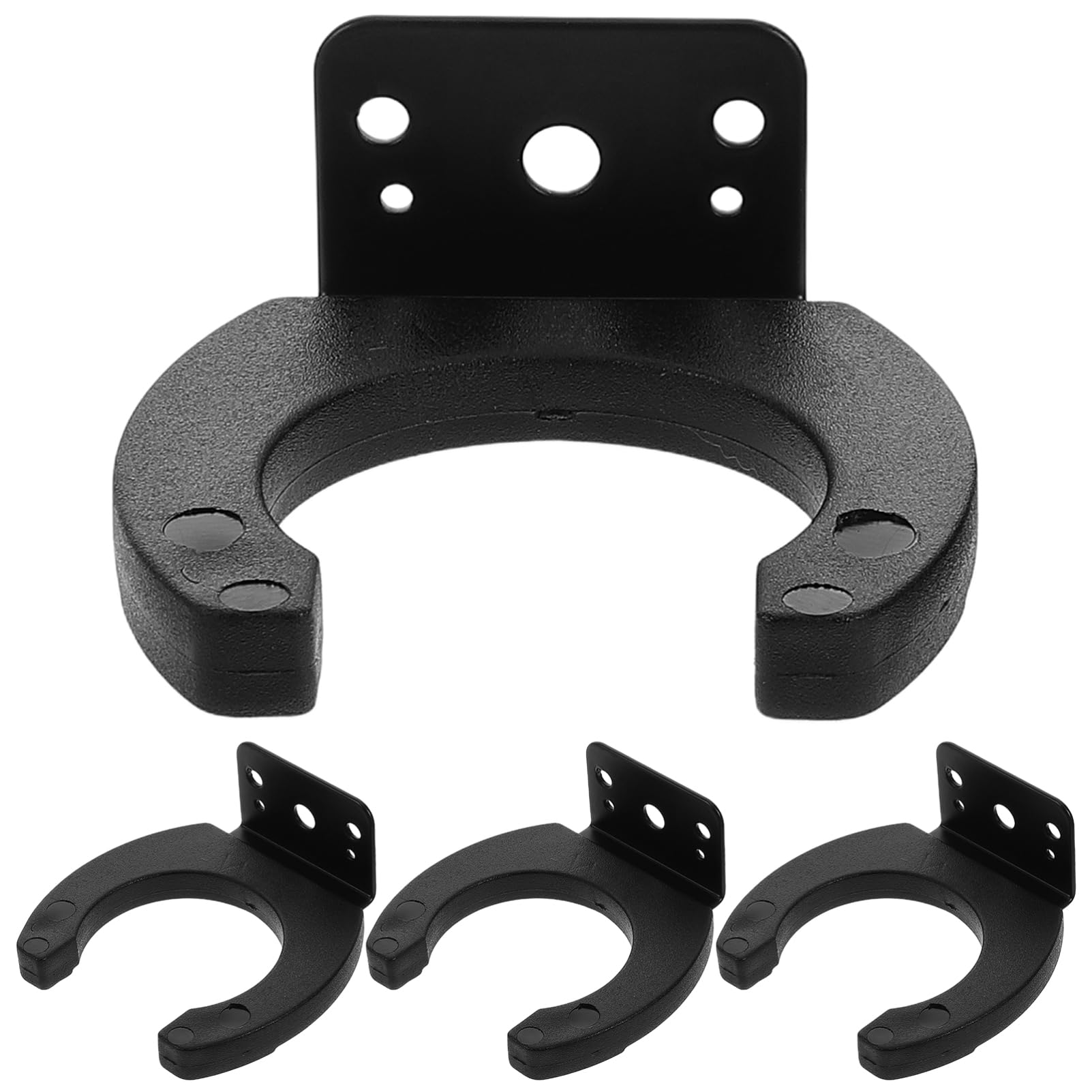 VANZACK Microphone Wall Mount Holders 4pcs Metal Microphone Hangers Bracket Hooks Wall Mount Mic Stand for Home Hotel Ktv Studio