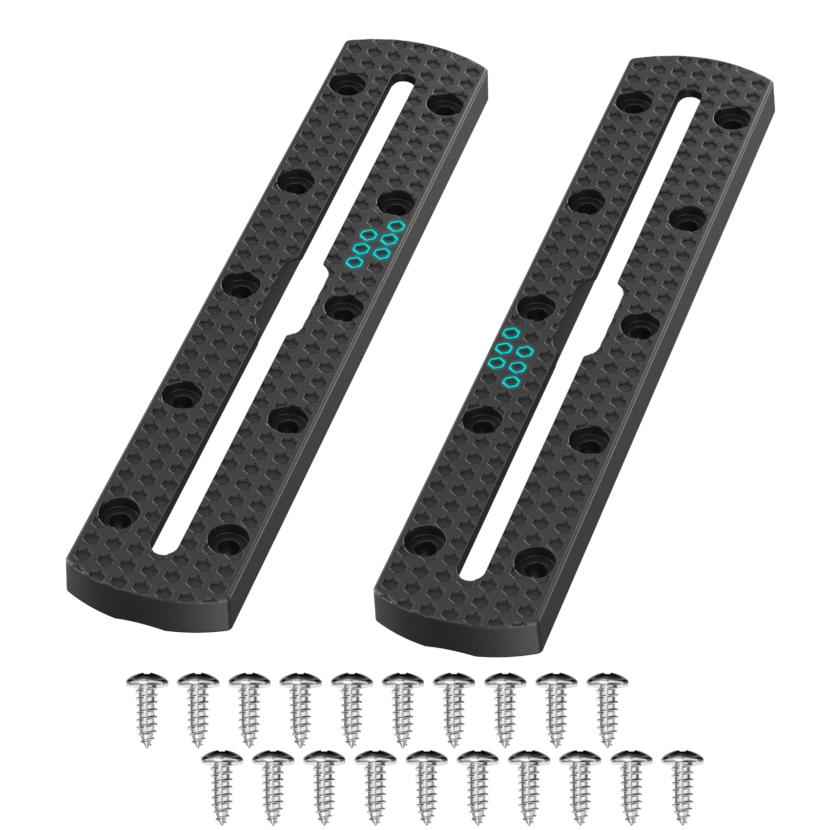 EDSRDPLT Aventik 2" 4" and 8" Double Track Mount Kayak Mount Track Compatible with 1/2" Wide Kayak Track Screw