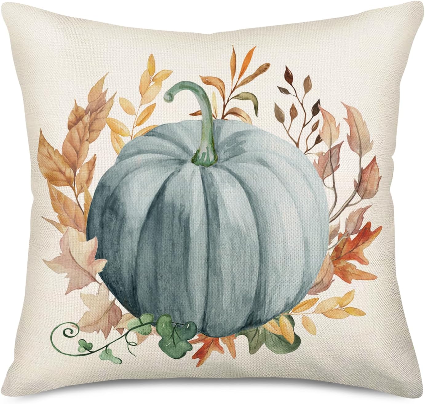 Fall Pumpkin Pillow Covers 20x20 Maple Leaves Throw Pillow Covers Single Pillow