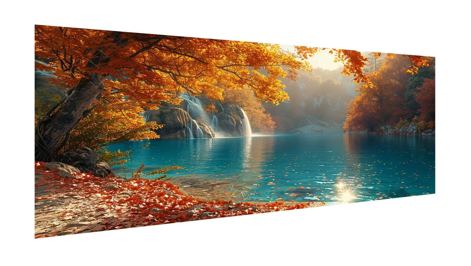 Diamentowe malowanie duży 120x60cm, diament malarstwo jesienne malarstwo diamentowe drzewo malarstwo diamentowe dorośli DIY kryształ haft krzyżykowy puzzle diament rękodzieło, dekoracja domu, prezent