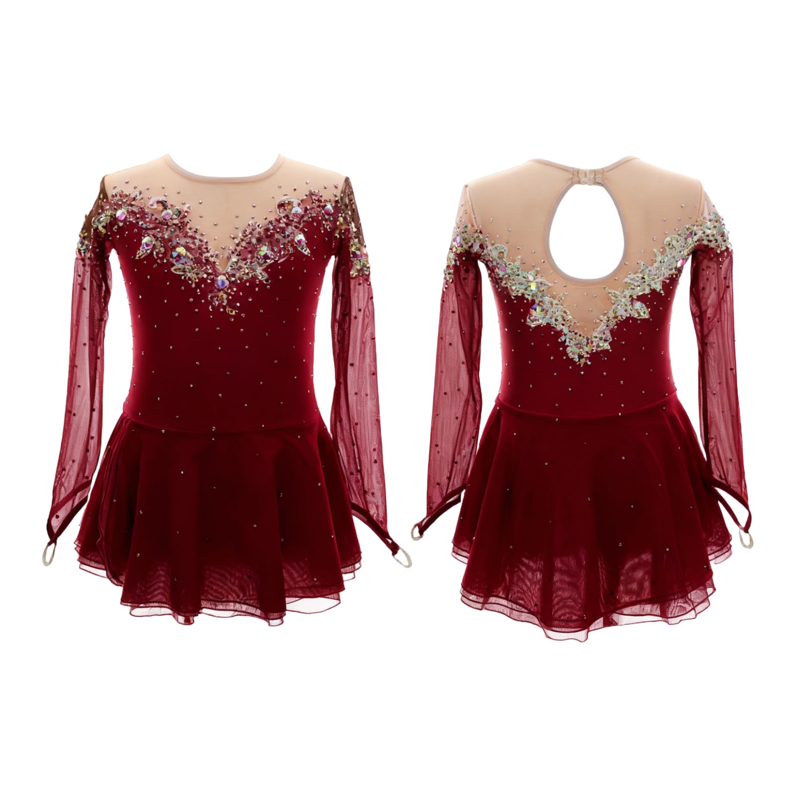 GICIR Figure Skating Dress Embroidery Pattern Competition Performance Personalization