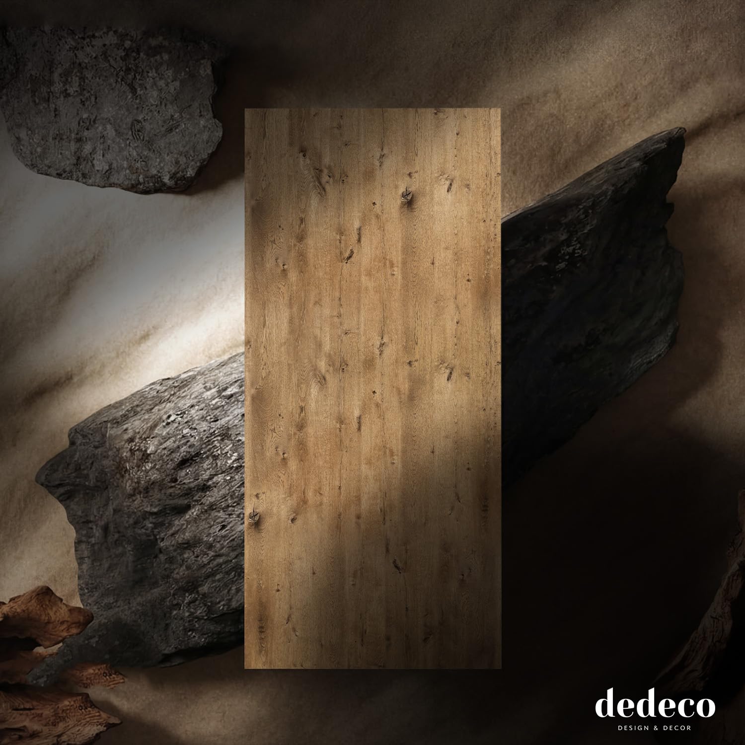 dedeco Panel de ducha esquinero resistente al agua, diseño: madera V5, barniz UV mate, 2 x 80 x 200 cm, como pared de baño para reemplazar azulejos, como pared decorativa, revestimiento de pared y