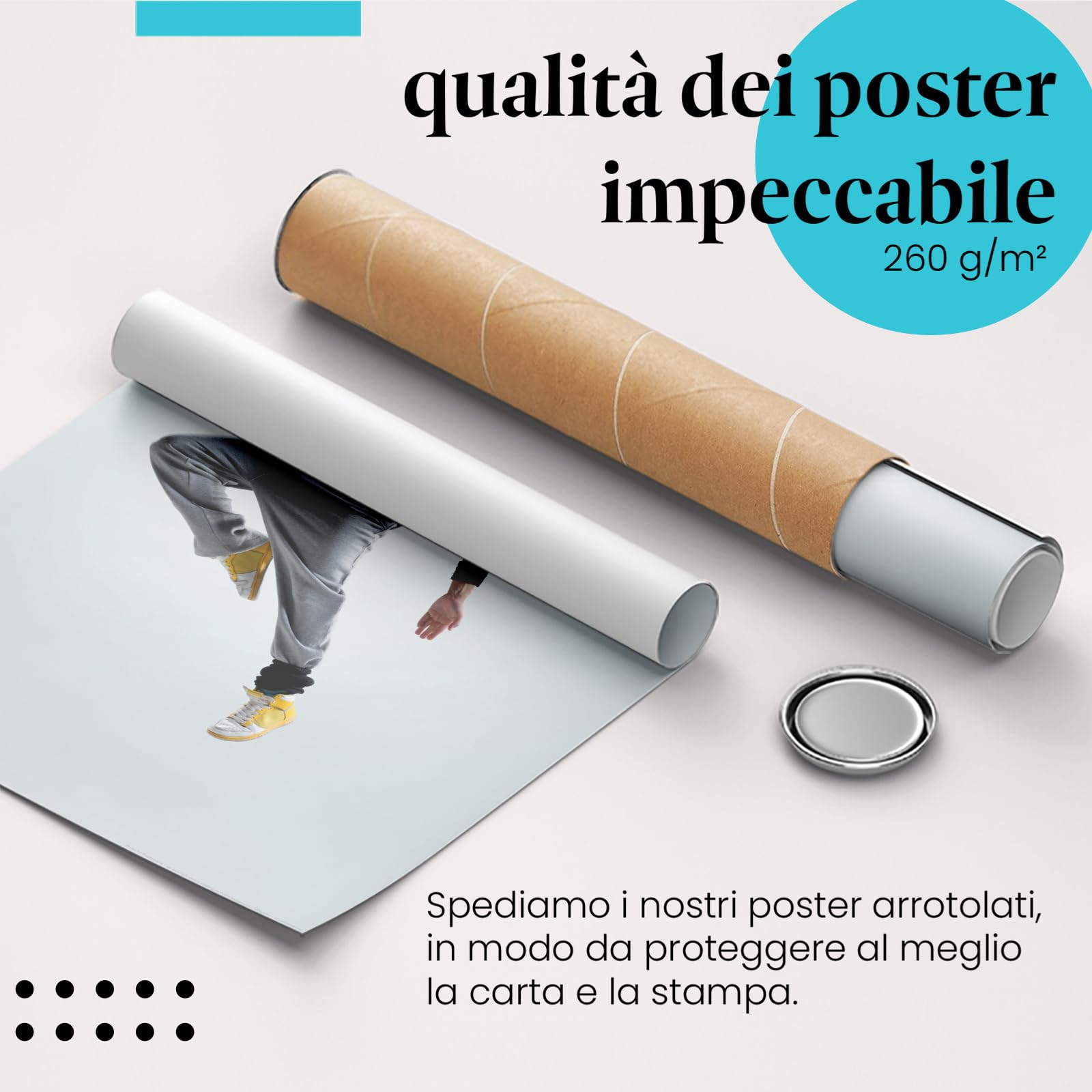 Postereck - 0190 - Hip hop, ballerina, musica, danza, street dance, donna - Decorazione da Parete, Stampa Artistica, Idea Regalo, Stampa Fotografica - Tela - 100,0 cm x 75,0 cm