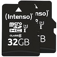 Intenso MicroSDHC UHS-I Premium 3423482 - Scheda di memoria 2 x 32 GB
