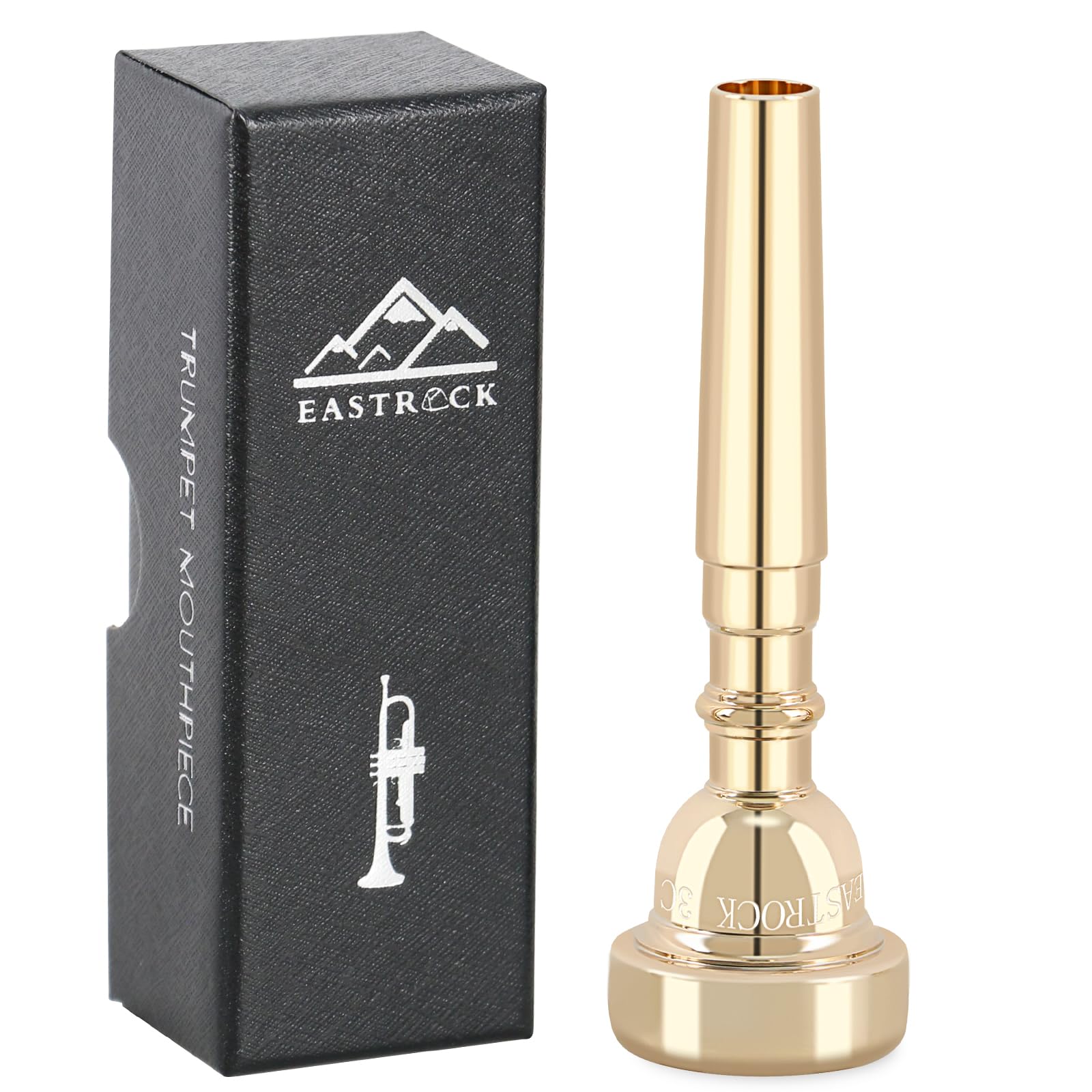 Amazon.com: EastRock 3C Trumpet Mouthpiece Gold Bb Trompeta