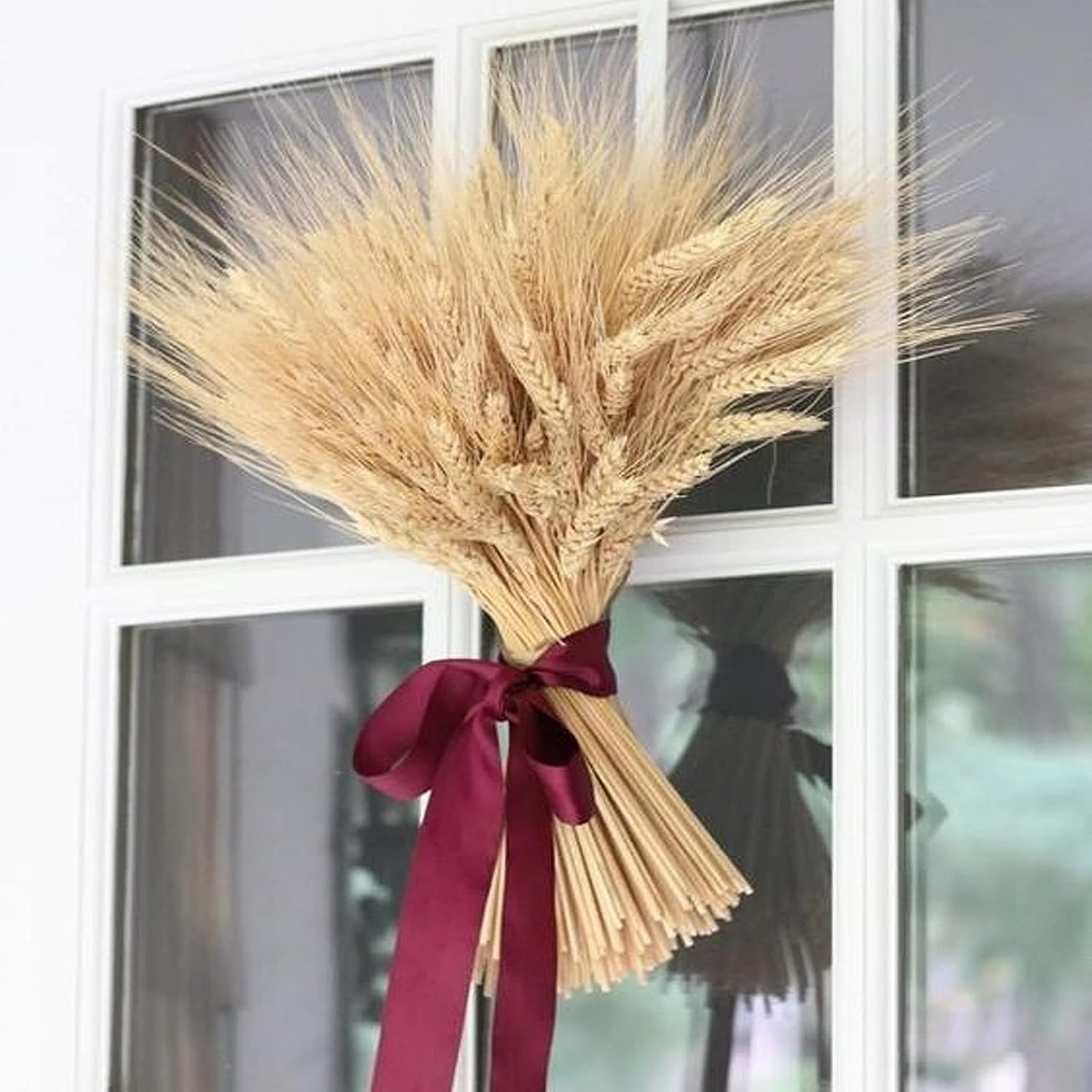 100 Pcs Fleurs Séchées Blé Naturel Pour Mariage Pièces Centrales Maison Balcon Fête Table Vase Noël Décoration 40 Cm