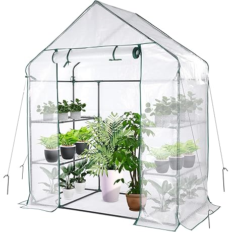 Portable Mini Walk-in Greenhouse: Outdoor Oasis for Plant Lovers