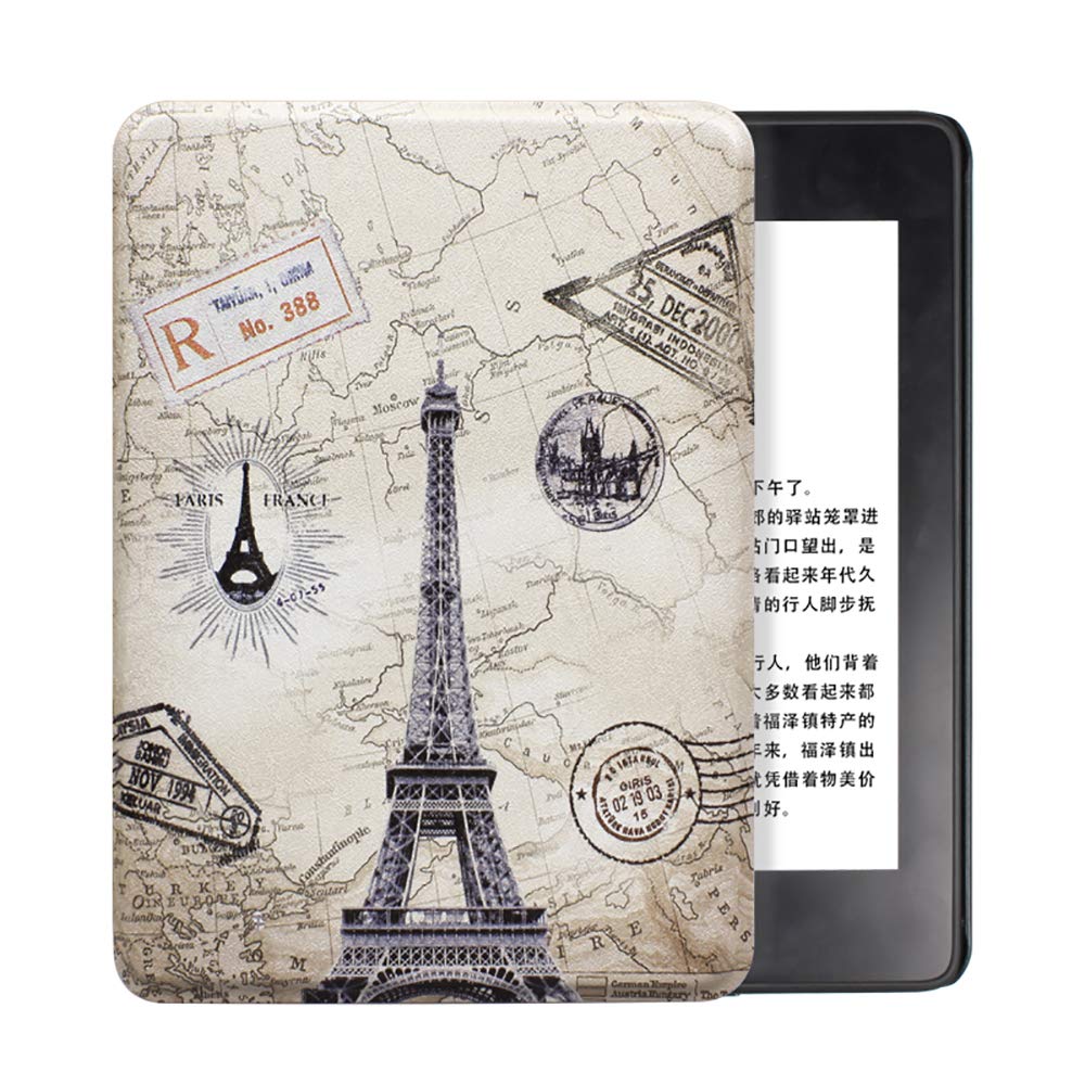 Custodia per 6 pollici Kindle 10a generazione (versione 2019), Cover protettiva alla moda con cinturino da polso e automatica veglia/dormire (Modello J9G29R) - 5