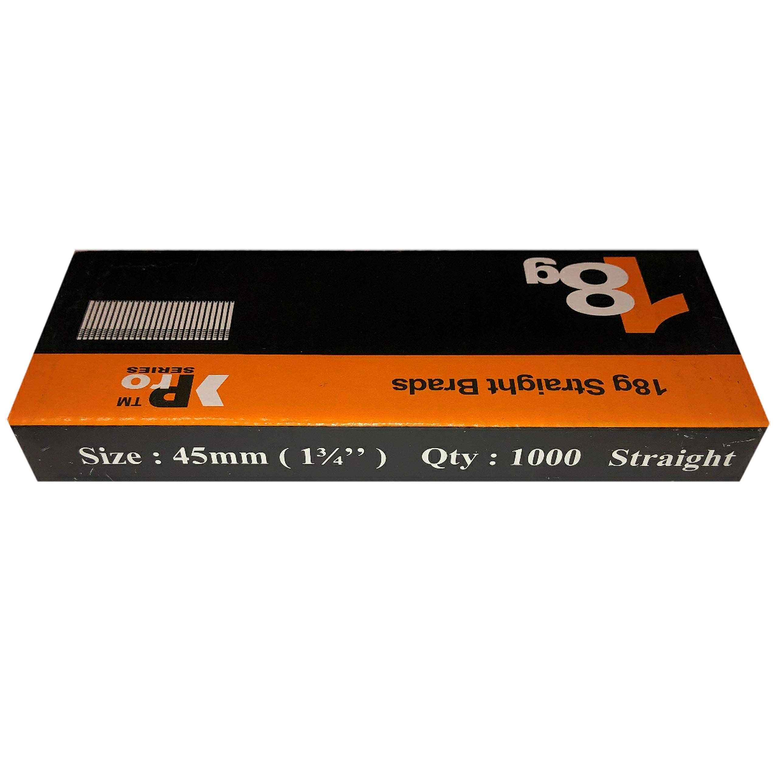 18 Gauge Brads: Sizes 45mm Brads (1000 Brad Handy Pack)