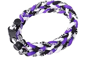MapofBeauty Braided Necklace: Sporty Nylon with a Touch of Color