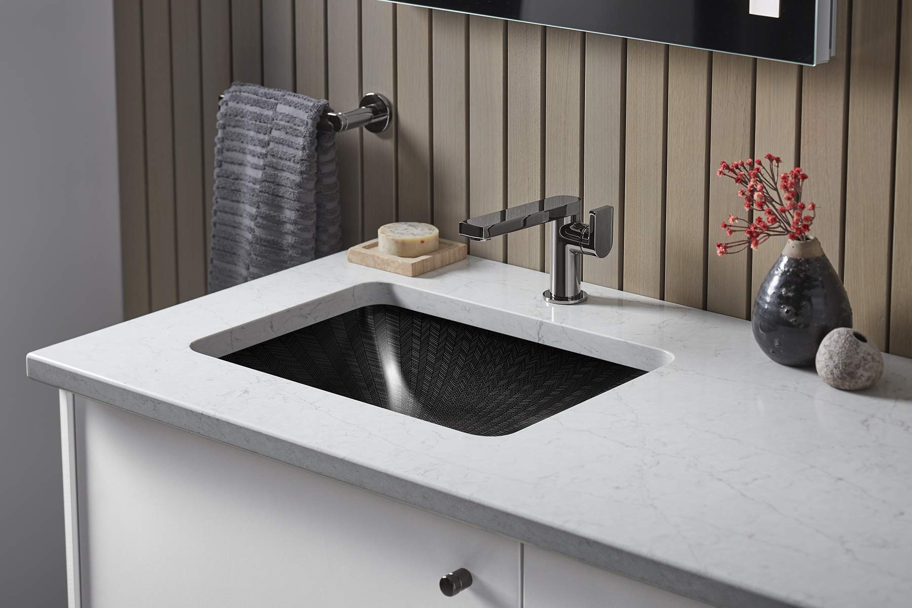✳︎✳︎✳︎ Kohler 29471-HD2-7 Sartorial™ Herringbone Caxton Rectangle