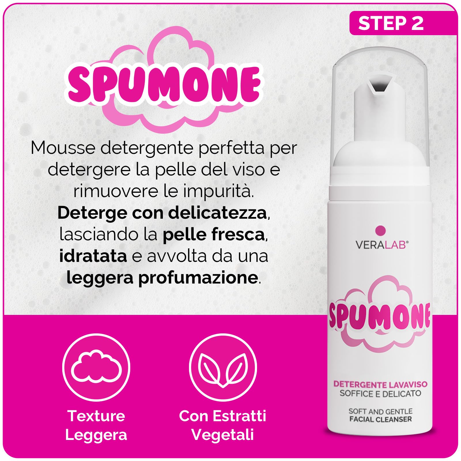 Veralab Easy Beauty Routine per Pelle Normale o Spenta, Travel Kit Skincare Completa con Olio Denso, Spumone, Crema Viso Wonder C Cream, Maschera Viso Happy Skin, Panno in Microfibra