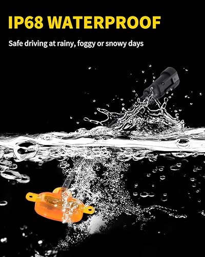 Miniatura 9 de MEALAM Luces LED blancas 3 piezas de rejillas delanteras Raptor accesorios de coche con arnés y fusible compatible con rejilla de posventa estilo