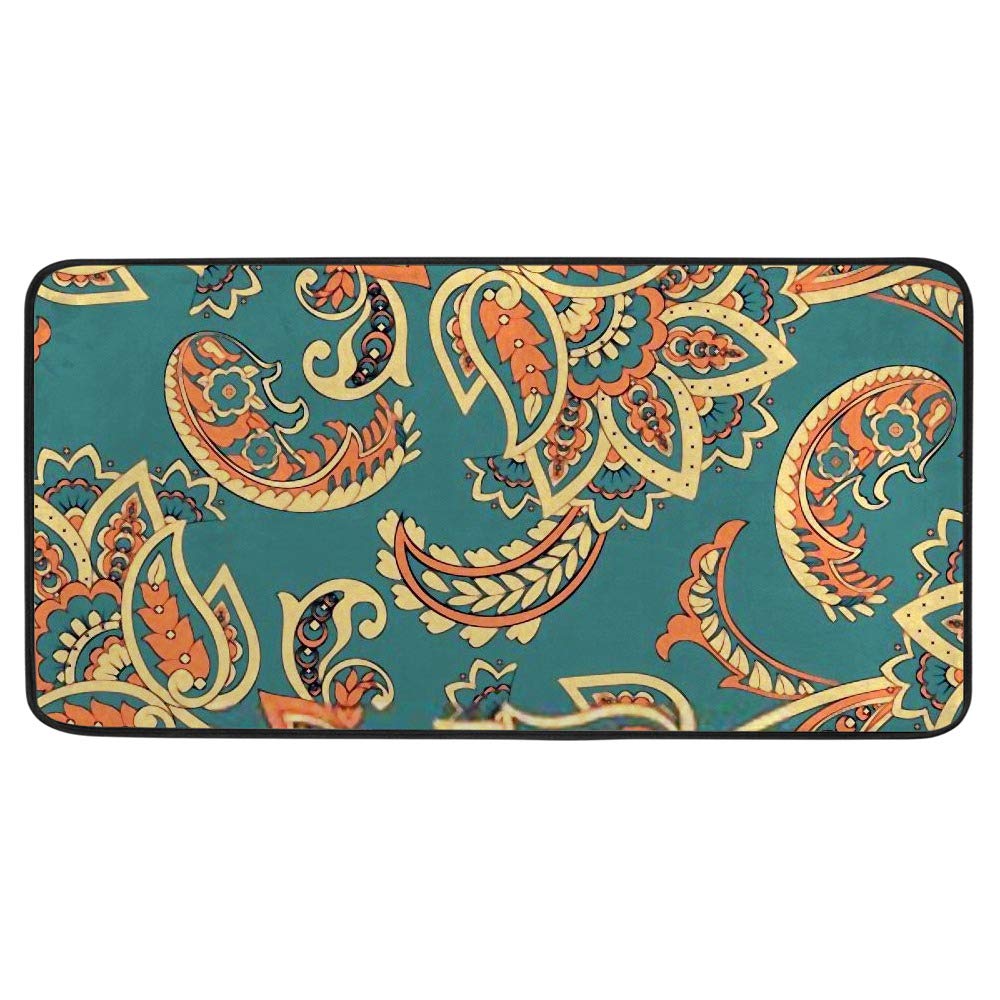 Tapis de cuisine antidérapant et confortable 99 x 51 cm chic