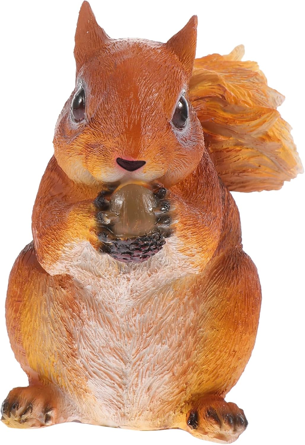 Squirrel Figurine Realistic Resin Sculpture for Home Decor Cute Miniature Animal Desktop Decoration Squirrel Lovers and Nature Enthusiasts