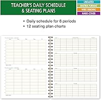 Vista 5 de Elan Publishing Company Plan de combinación de tapa dura y libro de registros: un libro eficiente de 8.5 x 11 pulgadas para planes de lecciones