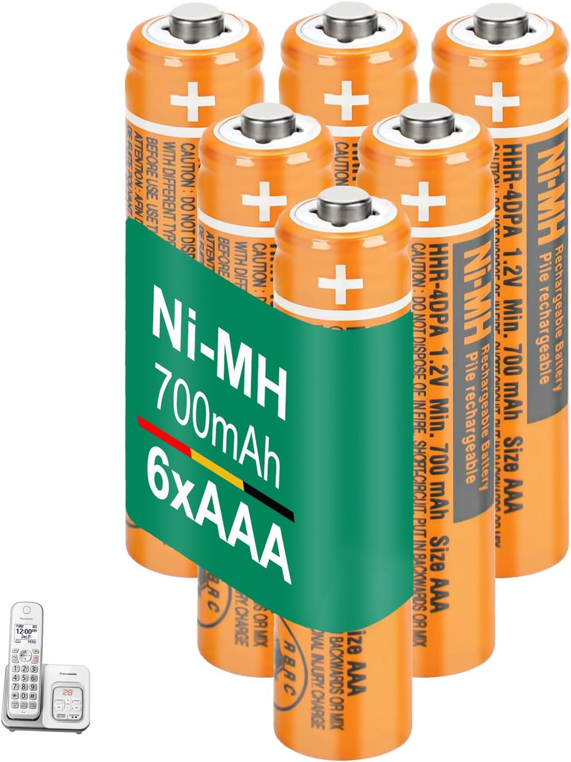 CIEEDE HHR4DPA NIMH AAA Rechargeable Battery for Panasonic 1.2V