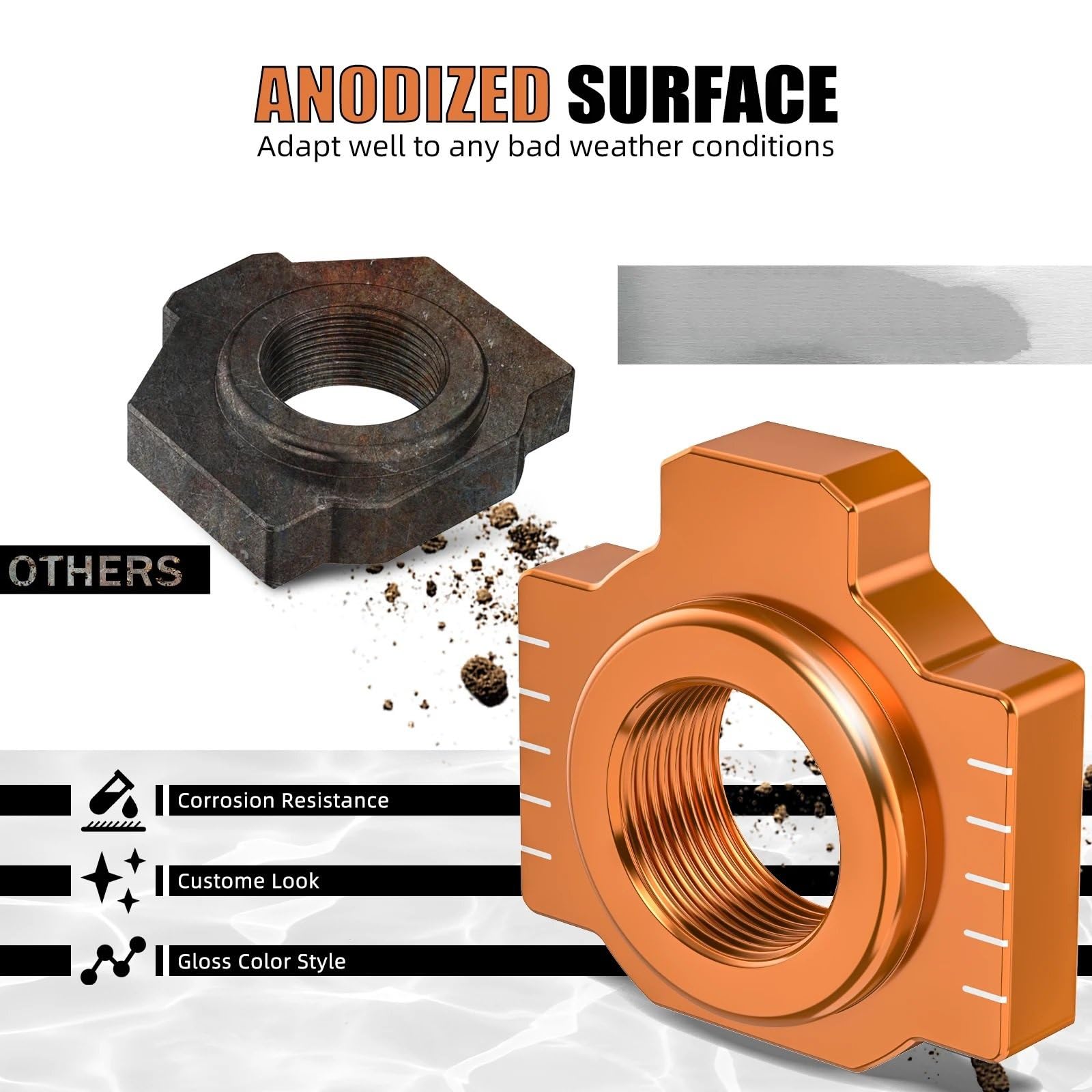 Tendicatena Adatto per 690 Adatto per SMC R 690 Adatto per Enduro Adatto per 790 Adatto per Duke 890 Regolatori catena blocco asse Singola velocità tendicatena(For 690)