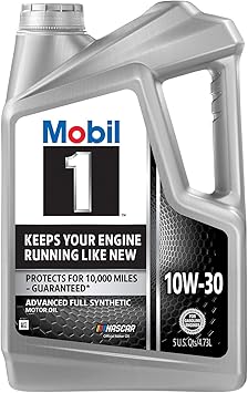 Mobil 1 10w30 Synthetic Oil 5 Qt Bottle
