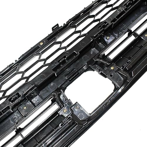 Miniatura 8 de Rejilla de parachoques compatible con Honda CRV CR-V 2010 2011 negro cromado parachoques delantero inferior + rejilla superior