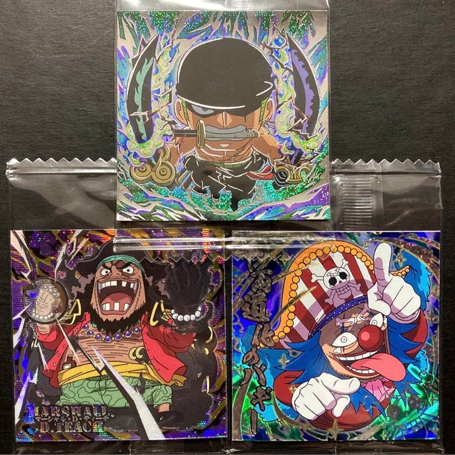 ワンピースゾロウエハースシール、旧ビックリマンヘッドロココ、シャーマンカーン他 ワンピースウエハースエラーシール、スーパーゼウス、ヘッドロココ