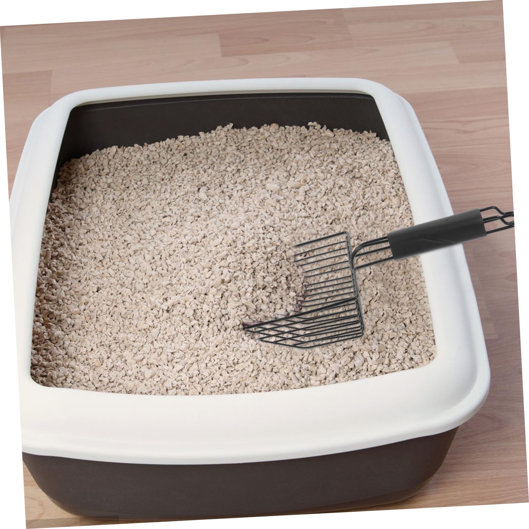 Pala para Arena de Gato, Diseño de Boca Ancha for una fácil Limpieza Fuga Arena eficiente for Uso Diario y hogares con Varios Gatos