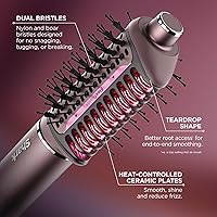 Vista 7 de Shark FlexFusion Alisadora de Cabello y Secadora Potente con Difusor, Cepillo de Cabello Fusion, Moldeador de Aire de Cerámica con Rizadores