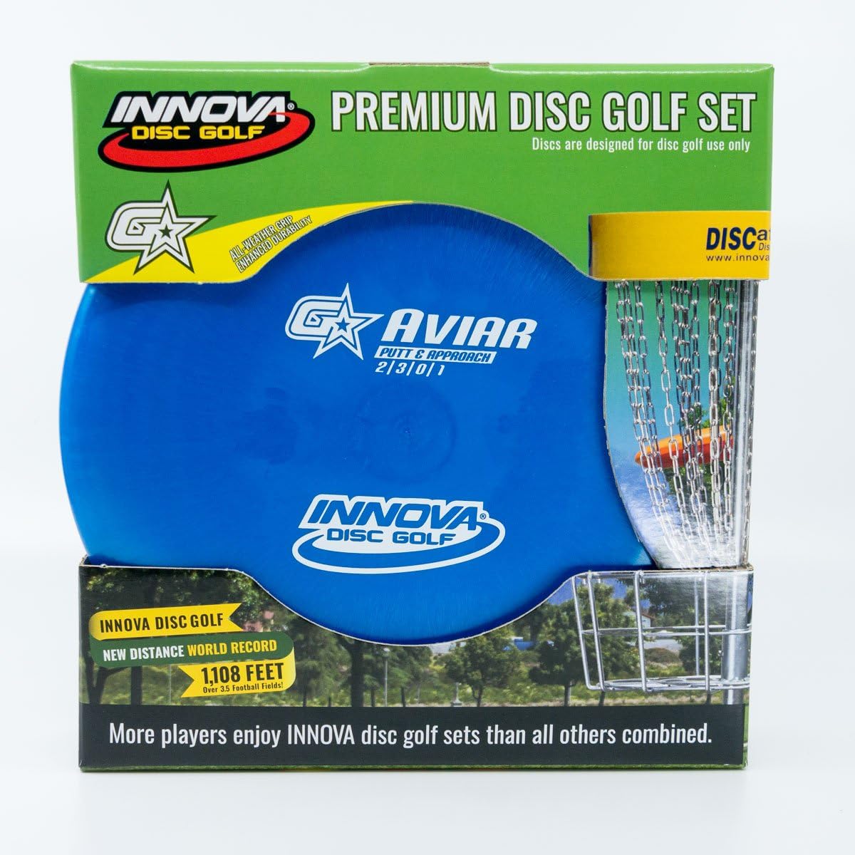 Innova Disc Golf G-Star 3-Disc Beginner Disc Golf Set [Disc Weights and Colors May Vary]