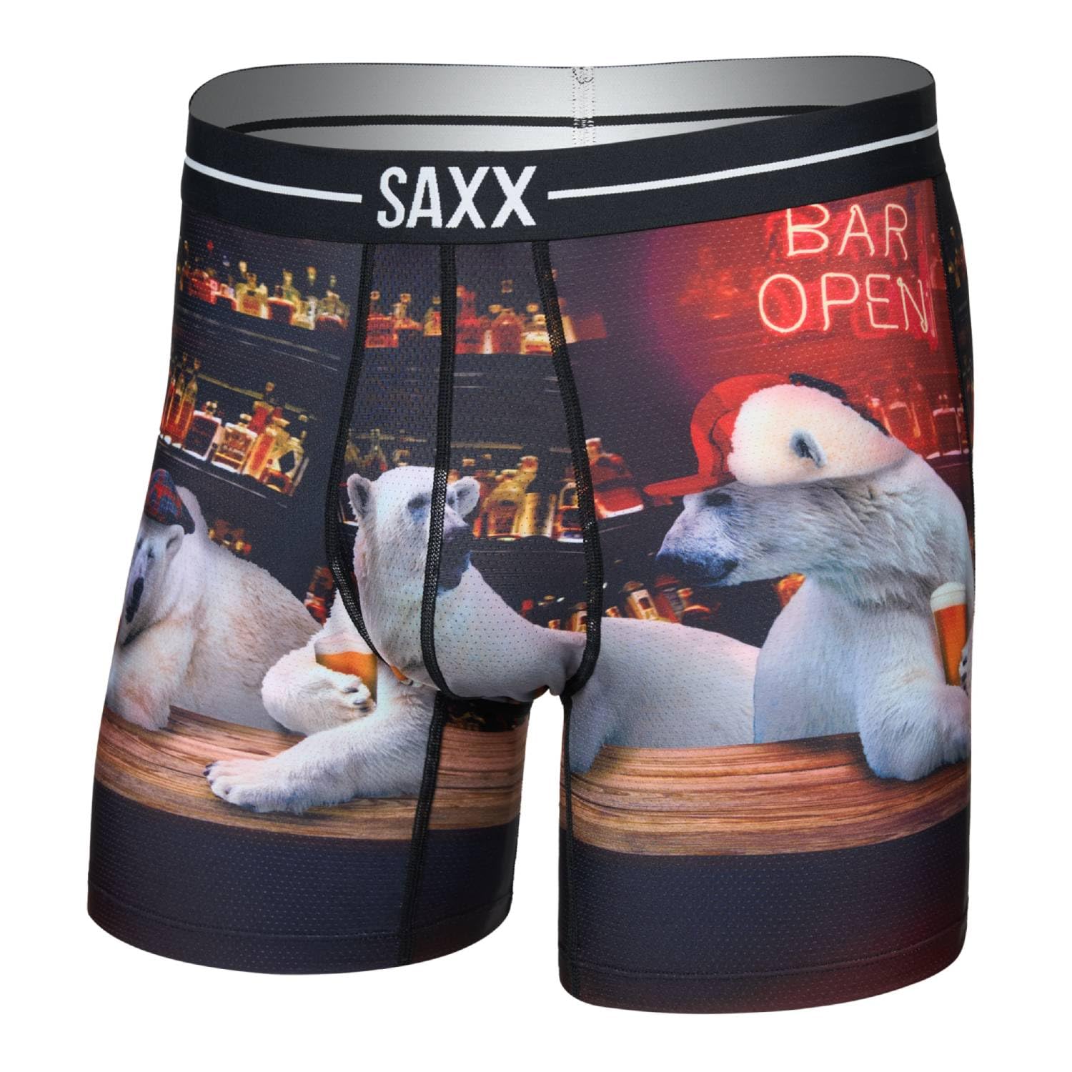 Saxx Volt Breathable Mesh Boxer Briefs, Da Bears/Multi - S