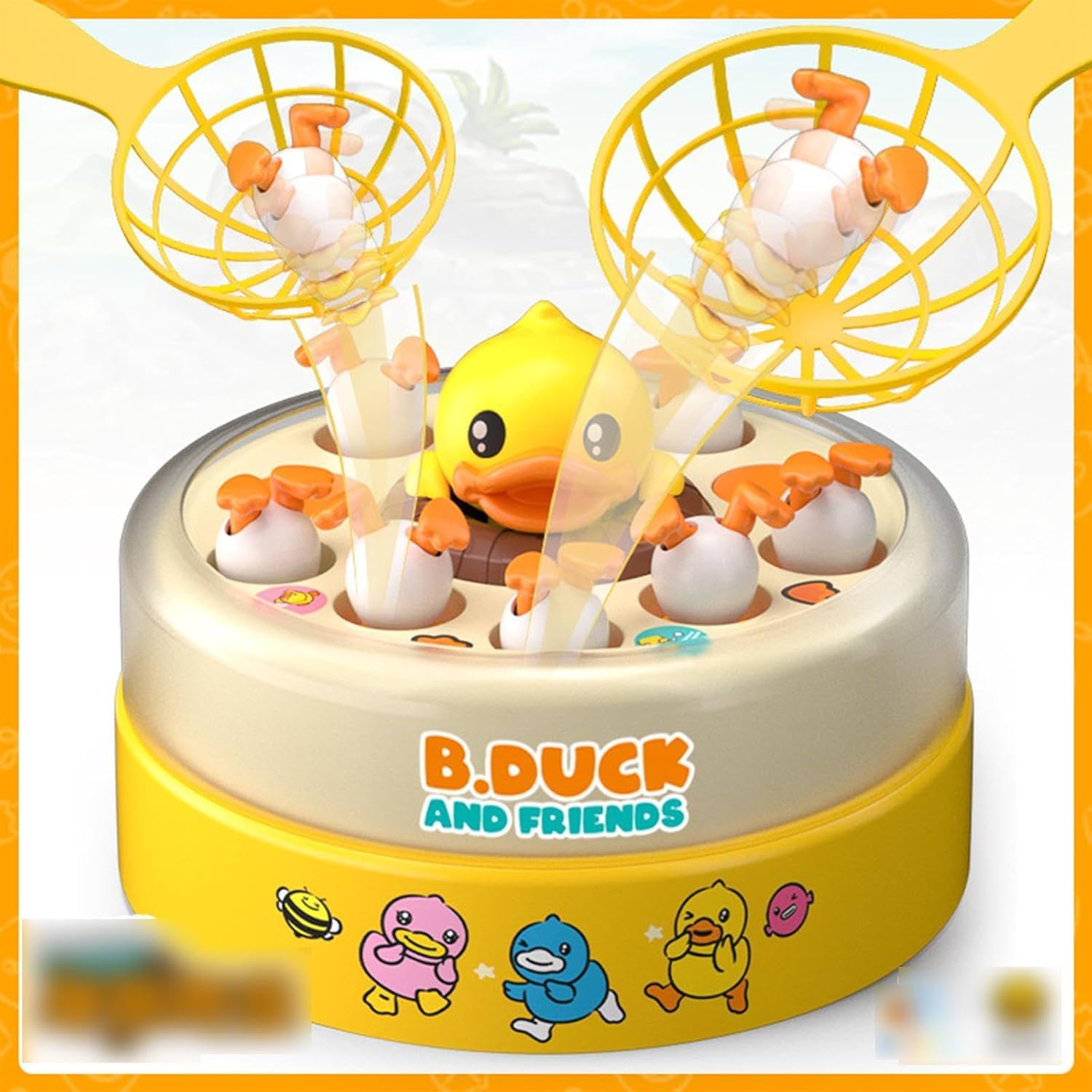 TONICTOYS B.Duck and Friends Catch The Duck Game | Interactive